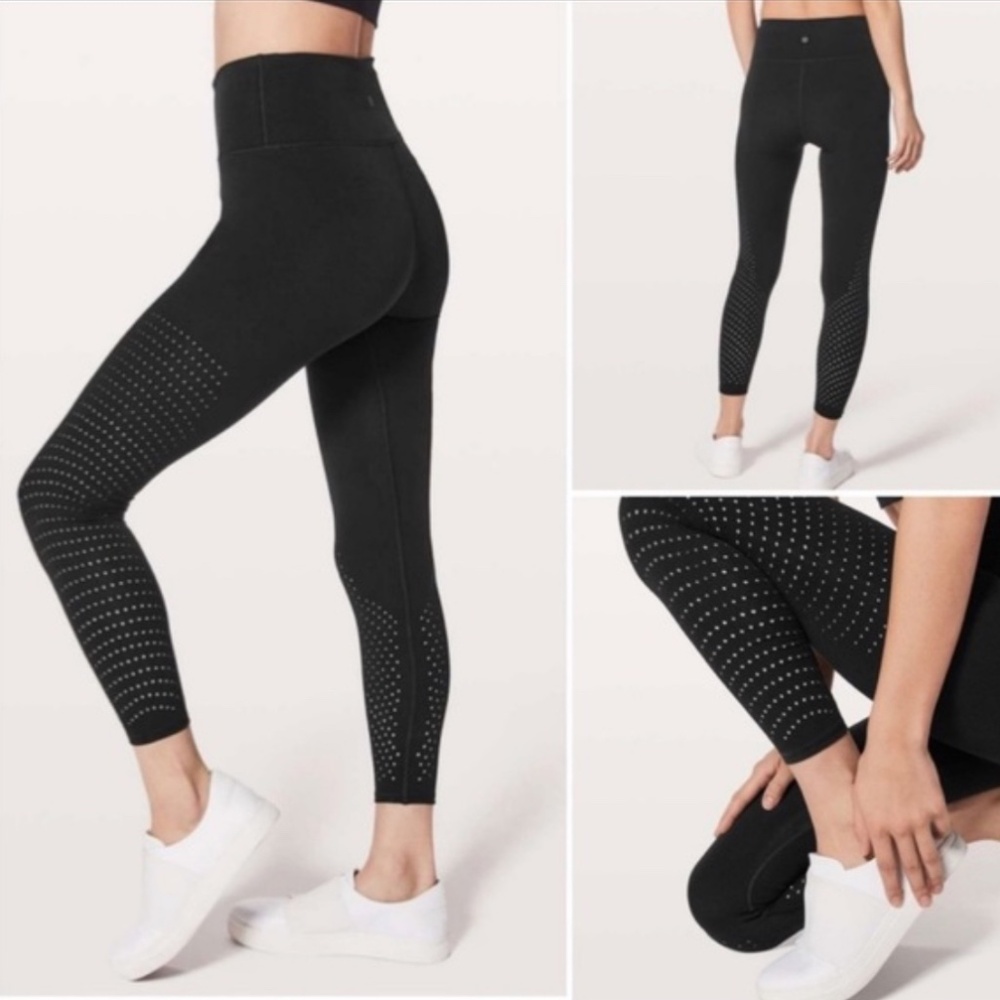 Lululemon Reveal 7/8 tight new with tags black size 4
